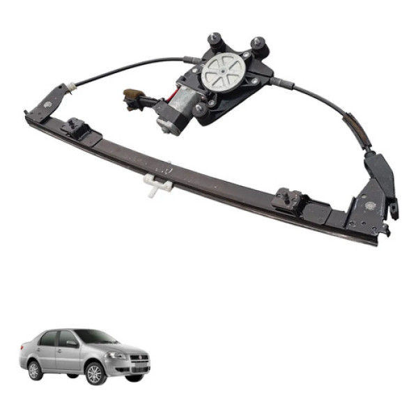Máquina Vidro Dianteira Direita Fiat Siena 2007 A 2011