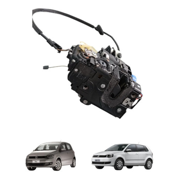 Fechadura Traseira Direita Volkswagen Polo Fox 2008 A 2014