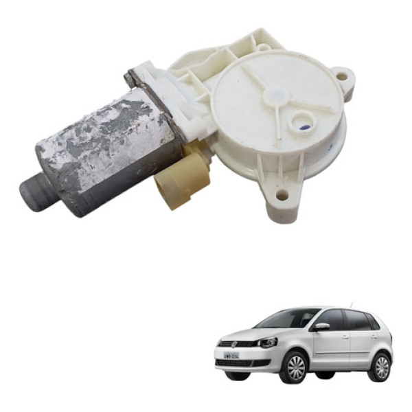 Motor Vidro Dianteiro Esquerdo Volkswagen Polo 2007 A 2013