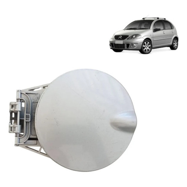 Portinhola Tampa Tanque Citroen C3 2003/2012 9638184280 Prateado 2012
