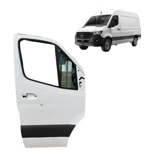 Porta Dianteira Direita Mercedes Sprinter 2019 A 2025 Dianteira Direito Branco