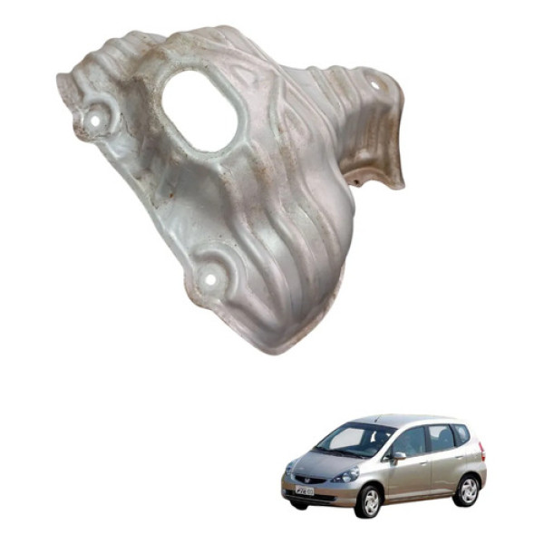 Defletor Coletor Escapamento Honda Fit 2004 A 2008 Original