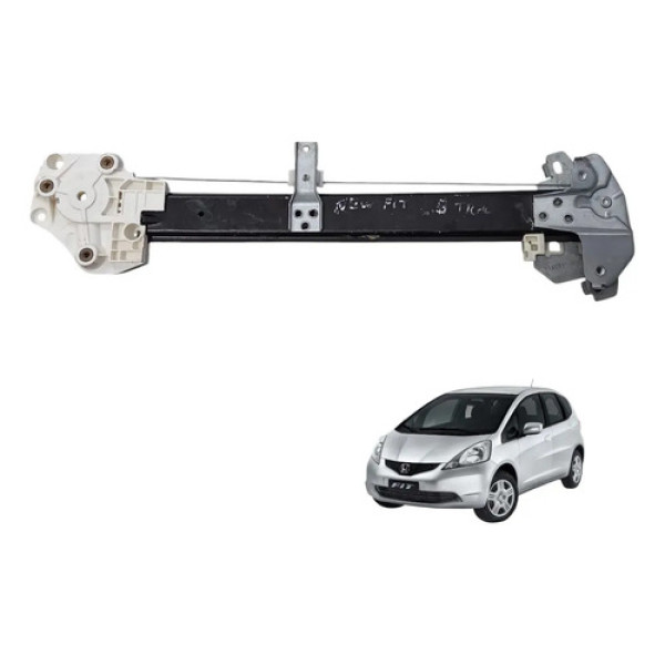 Máquina Vidro Dianteira Direita Honda Fit 2009 A 2014