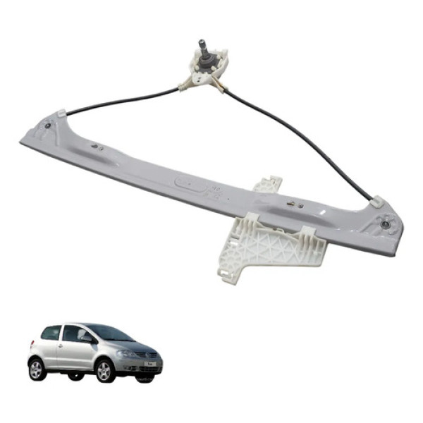 Máquina Vidro Dianteira Esquerda Volkswagen Fox 2003 A 2008