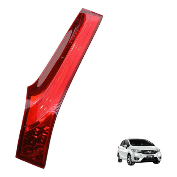 Lanterna Superior Traseira Esquerda Honda Fit 2015 A 2021  Esquerdo/motorista Vermelho
