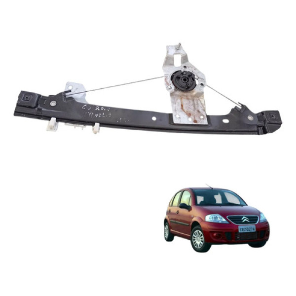 Máquina Vidro Traseira Direita Citroen C3 2010 A 2018