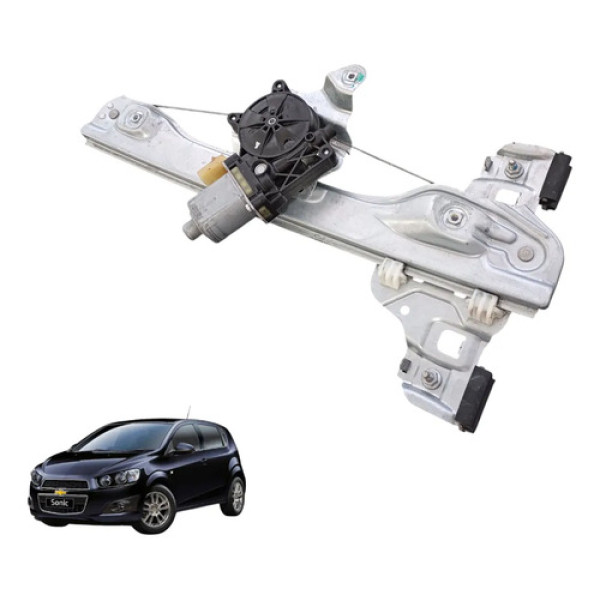 Máquina Vidro Elétrica Tras Dir Chevrolet Sonic 2012 A 2014
