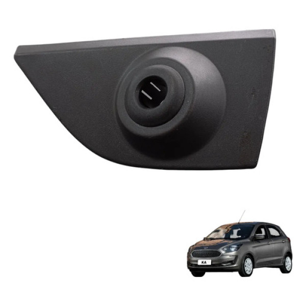 Moldura Interna Retrovisor Direito Ford Ka 2014 A 2020 Preto Preto
