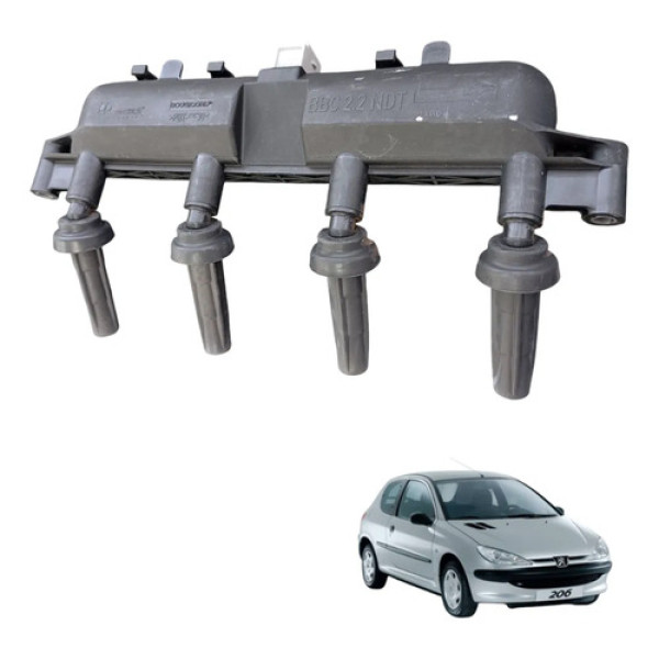 Bobina Ignição Peugeot 206 2004 A 2009 Original