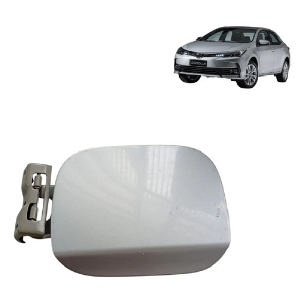 Portinhola Tampa Do Tanque Toyota Corolla 2015 A 2019 Prateado 2015