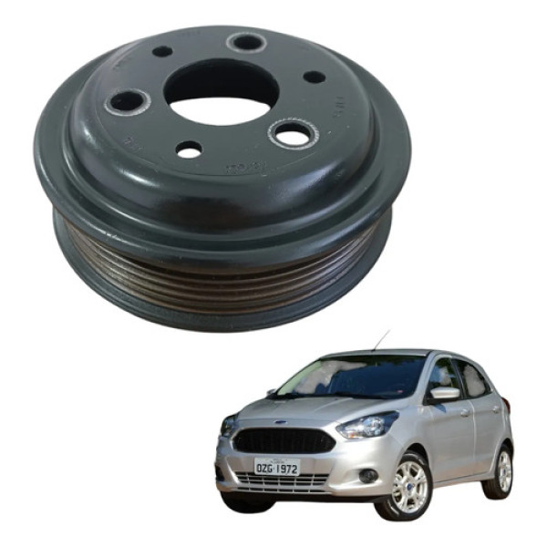 Polia Bomba De Água Ford Ka 12v 2014 A 2021 Original