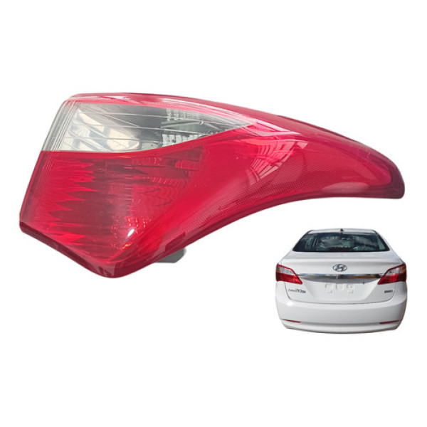 Lanterna Traseira Direita Hb20 2013 A 2016 Original Vermelho Direito/passageiro Vermelho