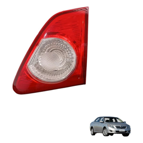 Lanterna Tampa Traseira Direita Toyota Corolla 2008 A 2011 Direito/passageiro Vermelho
