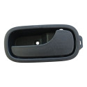 Maçaneta Interna Porta Direita Fiat Mobi Novo Uno 100180497 Preto Dianteira/traseira