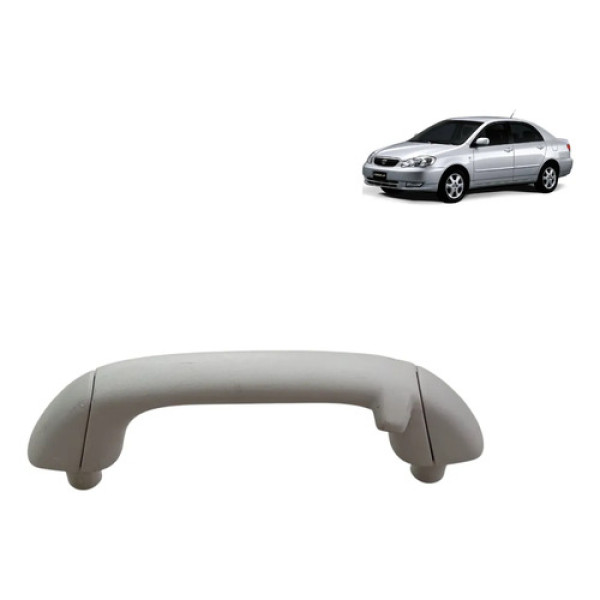 Alça Teto Pqp Traseiro Esquerdo Toyota Corolla 2003 A 2008 Prateado