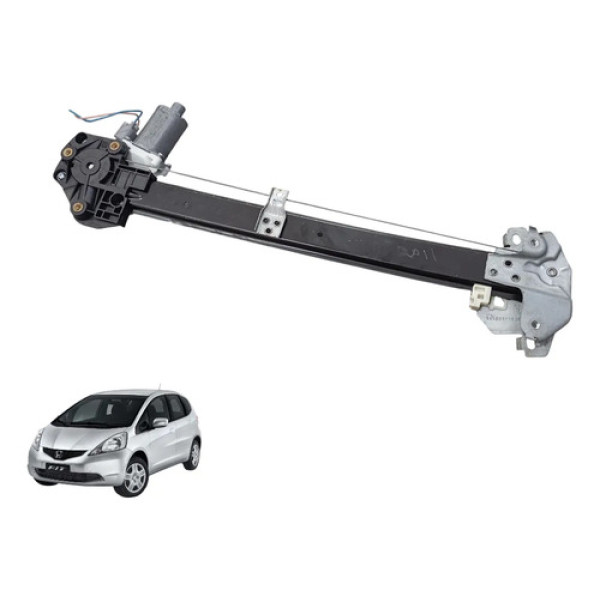 Máquina Vidro Traseira Direita Honda Fit 2009 A 2014