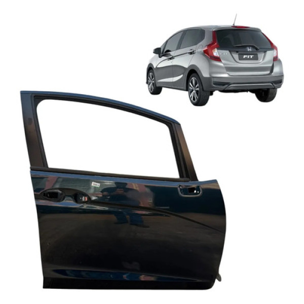 Porta Dianteira Direita Honda Fit 2015 A 2021 Dianteira Direita Azul