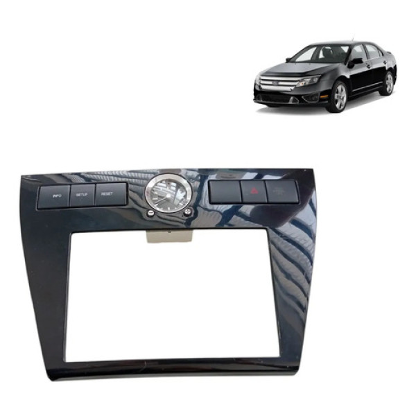 Moldura Central Painel Rádio Ford Fusion 2008 6n735404302akw Preto