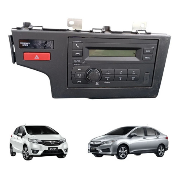 Radio Som Honda Fit City 2015 A 2019 Original