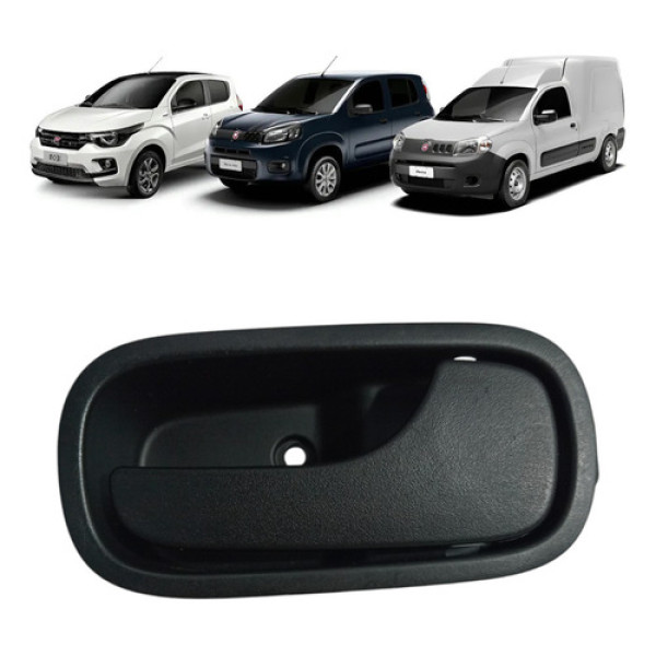 Maçaneta Interna ( Escolha Lado) Mobi Vivace Fiorino 14 A 25 Preto Dianteira/traseira Direita