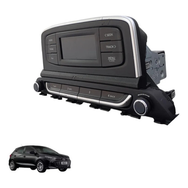Rádio Som Bluetooth Hyundai Hb20 2019 A 2024 Original Preto