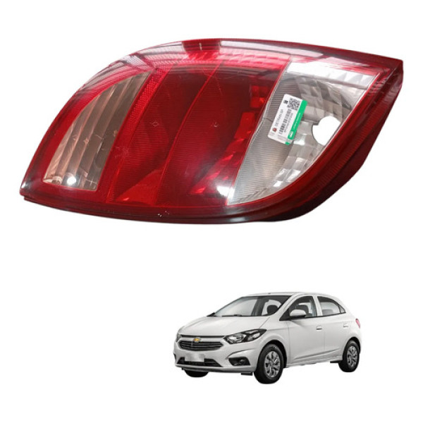 Lanterna Traseira Esquerda Chevrolet Onix 2019 A 2023  Esquerdo/motorista Vermelho