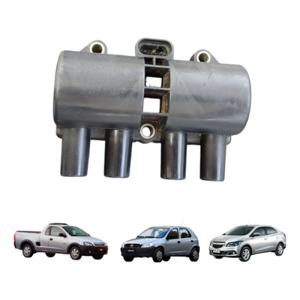 Bobina Ignição Chevrolet Montana Celta Prisma 2003 A 2014