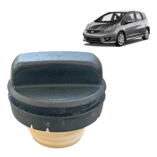 Tampa Gargalo Tanque Honda Fit 2009 2014 Preto 2009