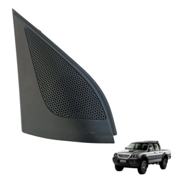 Moldura Interna Retrovisor Lado Esquerdo L200 Triton 2013 Preto