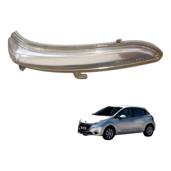 Pisca Retrovisor Esquerdo Peugeot 208 2013 A 2020 Original  Branco