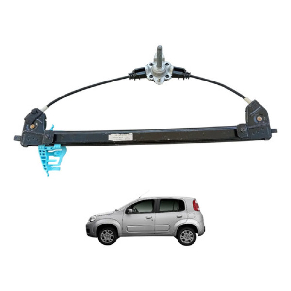 Máquina Vidro Manual Dianteiro Direito Fiat Uno 2011 A 2021