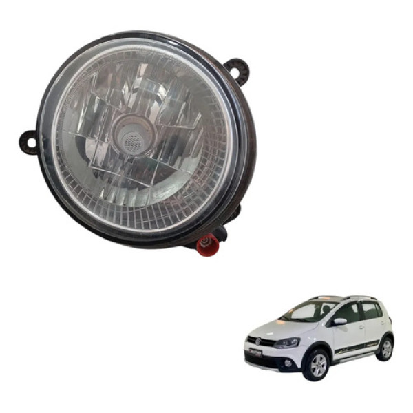 Farol Milha Direita Volkswagen Crossfox 2009 A 2012  Transparente