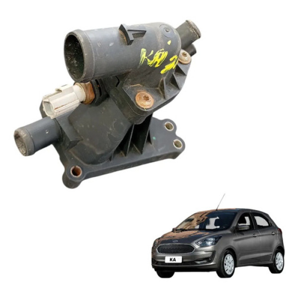 Carcaça Válvula Termostática Ford Ka 2015 A 2018 Original