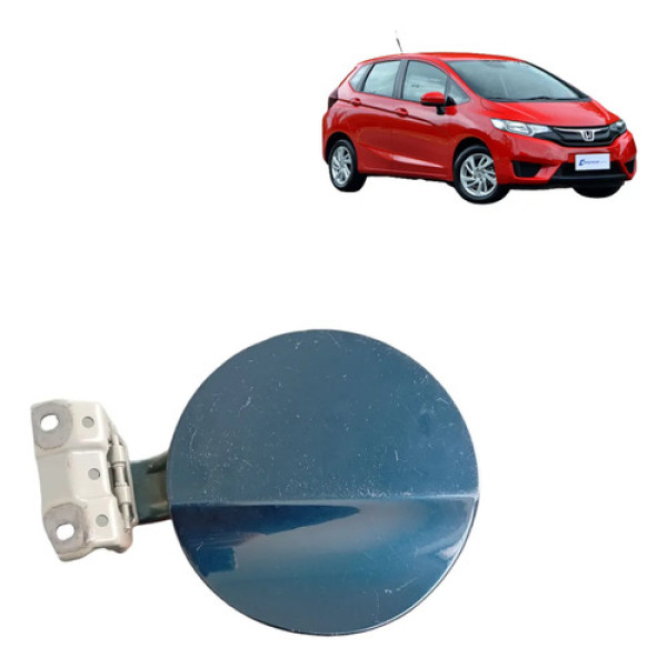 Portinhola Tampa Tanque Combustível Honda Fit 2015 2021 Azul-marinho 2015