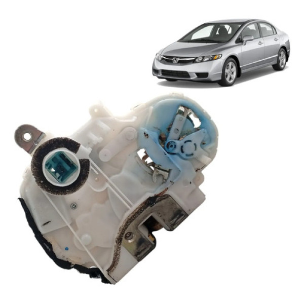 Tranca Porta Traseira Esquerda Honda Civic 1.8 2007 2011