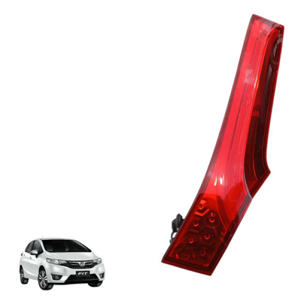 Lanterna Superior Traseira Direita Honda Fit 2015 A 2021 Direito/passageiro Vermelho