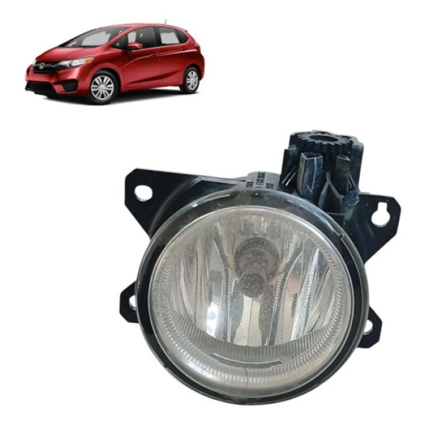Farol De Neblina Direito Honda Fit 2015 Até 2021 Preto