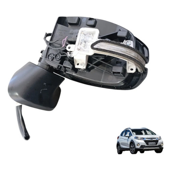 Retrovisor Esquerdo Com Pisca Seta Honda Wr-v 2017 A 2024