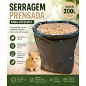 Serragem Edna Demolições Madeira Mista 200l Hamster Roedores Amarelo