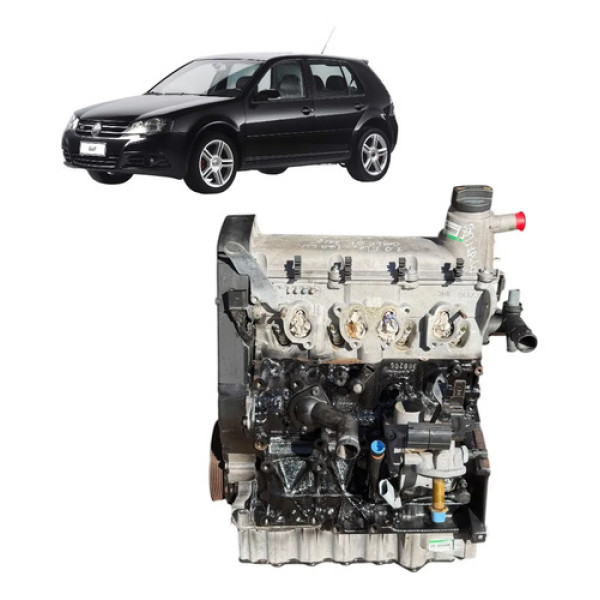 Motor Parcial Vw Golf 2.0 Flex 120 Cv 2007 A 2011 37.000 Km