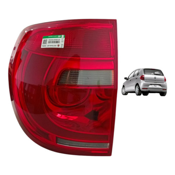 Lanterna Traseira Esquerdo Vw Fox 2010 A 2014 Original Esquerdo/motorista Vermelho
