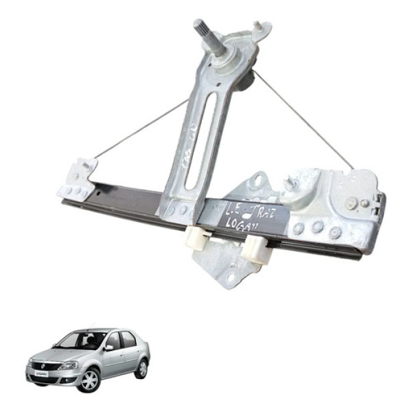 Máquina Vidro Traseira Esquerda Renault Logan 2008 A 2014