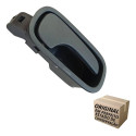 Maçaneta Interna Porta Direita Fiat Mobi Novo Uno 100180497 Preto Dianteira/traseira