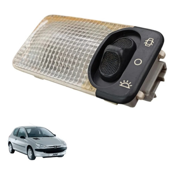 Lanterna Luz Teto Interna Peugeot 206 2000 A 2010 Original
