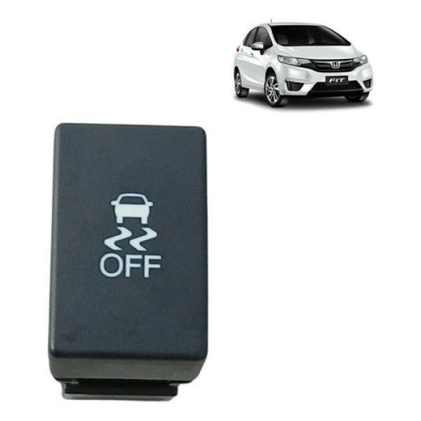 Botão Off Controle Tração Honda Fit 2015 2016 2017 Á 2021 Preto
