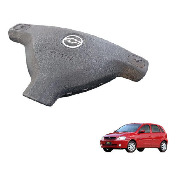 Bolsa Airbag Volante Chevrolet Corsa 2001 A 2011 Original Preto