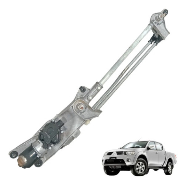 Galhada Com Motor Limpador Parabrisa L200 Triton 2013 Orig