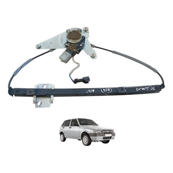 Máquina Vidro Dianteiro Esquerdo Fiat Uno 2006/2012 75241760
