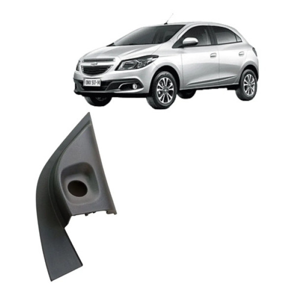 Acabamento Interno Retrovisor Direito Onix Prisma 2013/2020 Preto