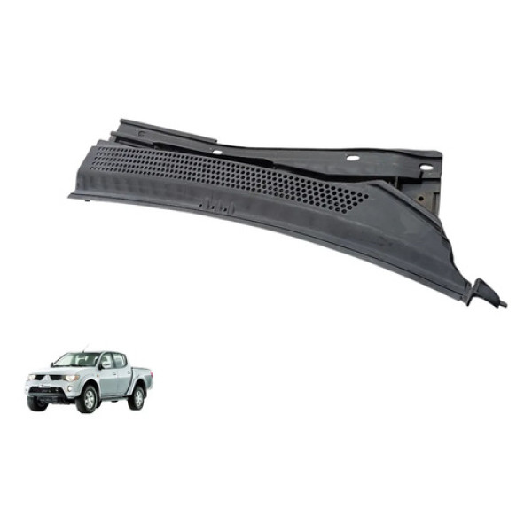 Grade Churrasqueira Dir Mitsubishi L200 Triton 2008 A 2016 Preto Fosco